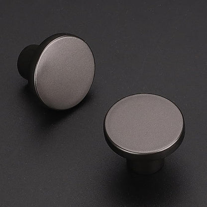 Ravinte 1 Pack Cabinet Knobs Pearl Grey Kitchen Cabinet Knobs Round Dresser Drawer Pulls Closet Door Pulls 1-1/5 Inch
