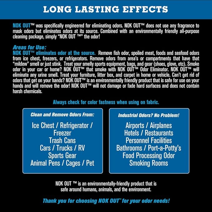 NOK OUT Odor Remover, Pet Deodorizer and Cleaning Spray, Made in the USA, 32 Fluid Ounce Spray-Mewly Pet