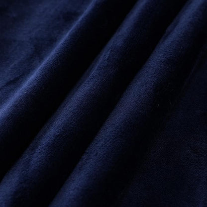 NANPIPER King Size Sherpa Blanket, Soft Fleece Throw for Bed, Reversible Thick Fuzzy Blanket for Winter (Navy Blue, 90x108 inches)