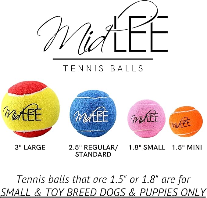 Midlee Orange/Black Dog Halloween Tennis Balls- Set of 6-Mewly Pet