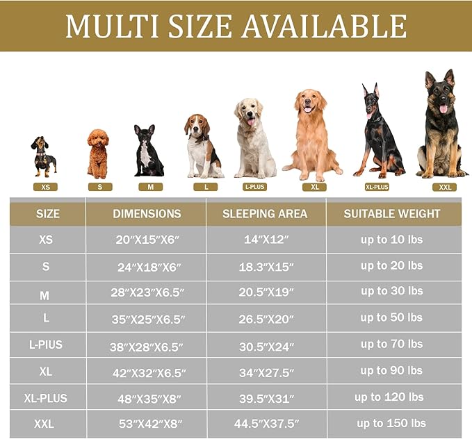 Bedfolks Orthopedic Dog Bed XXL, Waterproof Dog Sofa Bed for Giant Dogs, Egg Foam Pet Couch Bed with Removable Washable Cover and Nonslip Bottom, Brown-Mewly Pet