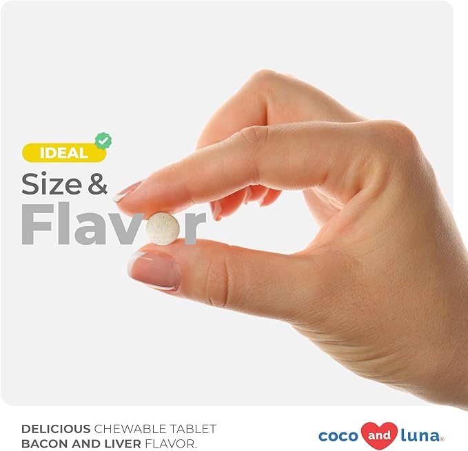 Same for Dogs - 120 Chewable Tablets - S-Adenosyl-L-Methionine, Liver Supplement - Brain Health, Promotes Cognitive Support, Liver Support-Mewly Pet