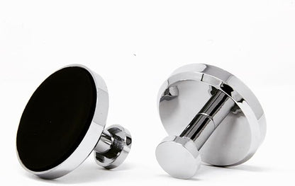 HOME SO Suction Cup Hooks O Shape (2 or 4 Pack) (Chrome, 4, Count)