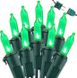 Brizled Green Christmas Lights, 33ft 100 LED Christmas String Lights, 120V UL Certified Plugin Xmas Tree Light Connectable Waterproof Mini Xmas Light for Home Tree Halloween Indoor Outdoor Decorations