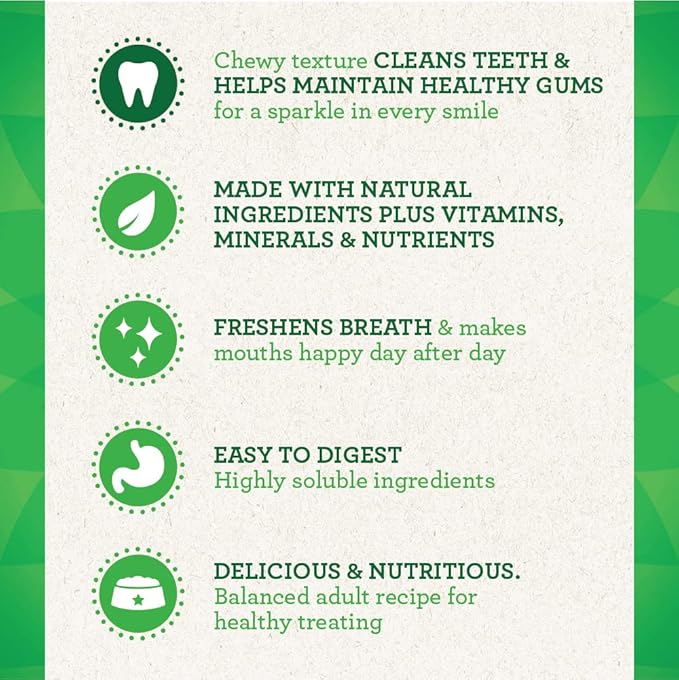 Greenies Pumpkin Spice Flavor Petite Size,Veterinarian-Recommended for Dental Care, Dog Treat Chews, Limited Edition, 12 oz., Pack of 40-Mewly Pet