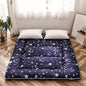 MAXYOYO Navy Star Futon Mattress Japanese Floor Mattress Tatami Floor Mat Foldable Bed Portable Camping Mattress Kids Sleeping Pad Floor Lounger Couch Bed Twin Size