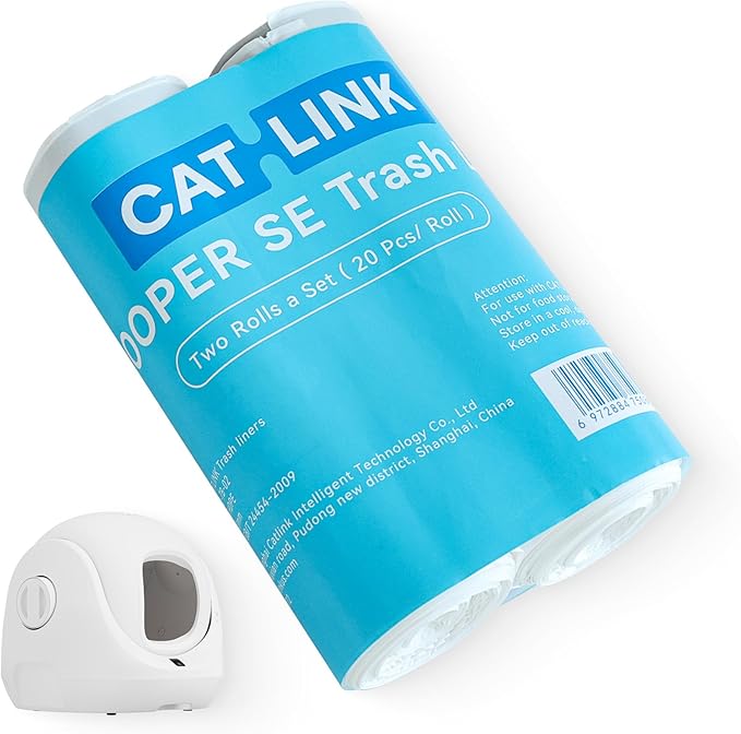 CATLINK Trash Bag Only for Scooper-SE and SE Lite Cat Litter Box, Not Suitable for Young or Luxury Pro-Mewly Pet