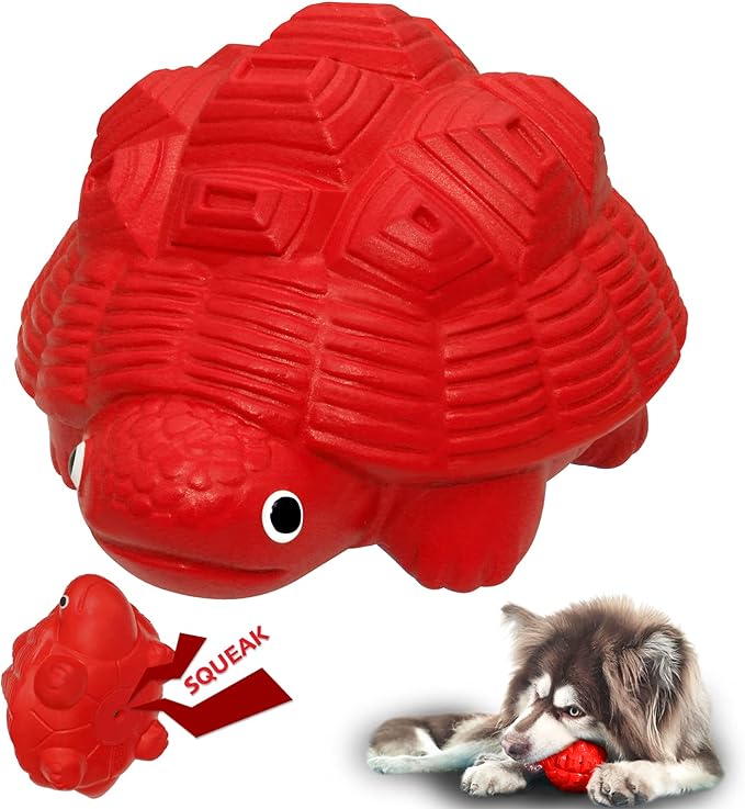 Dog Toys for Aggressive Chewers, Heavy Duty Tough Dog Toy for Large Dogs, Indestructible Squeaky Dog Toys-Mewly Pet