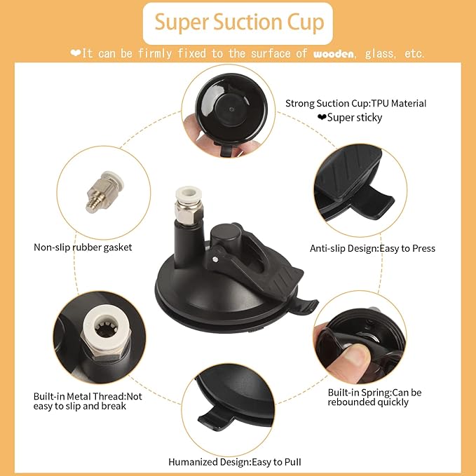 Cat Toys Wand Hands-Free Interactive with Super Suction Cup Sticky Detachable 9Pcs Refills 2 Stick for Indoor (Cat Wand with Suction Cup)-Mewly Pet