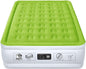 YENING Twin Size Air Mattress with Built in Pump Raised Single Inflatable Bed Blow up Mattressith Camping Airbed 18 Inch Tall