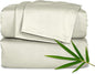 Pure Bamboo King Sheets, Genuine 100% Organic Viscose Derived from Bamboo Bed Sheet Set, Luxuriously Soft & Cooling, Double Stitching, Lifetime Quality Promise (King, Birch)