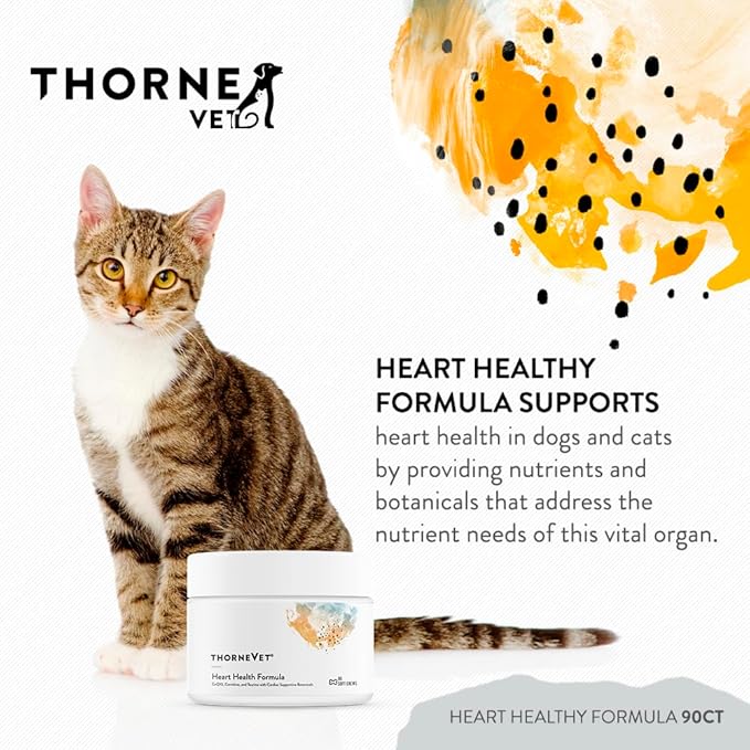 ThorneVET Heart Healthy Formula – Cardiovascular Support for Dogs & Cats, 90 Soft Chews-Mewly Pet