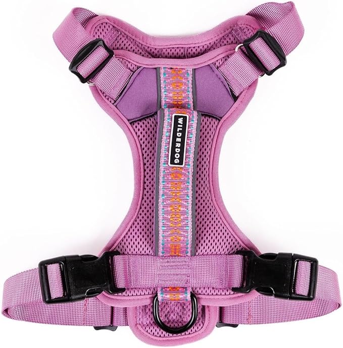Wilderdog Lightweight Dog Harness with Reflective Straps - Small - Lilac-Mewly Pet