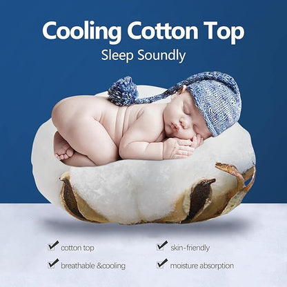 COONP King Mattress Topper, Extra Thick Pillowtop, Cooling Plush Mattress Pad Cover Cotton Top Bed Topper Protector with 8-21 Inch Deep Pocket