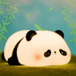 Attivolife Panda Night Light, Cute Animal Squishy Silicone Touch Lamp, Rechargeable Dim Timer LED Nightlight, Feeding Room Bedside Decor, Best Birthday Gifts for Women Girlfriend