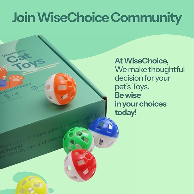 WiseChoice 15-in-1 Cat Toys, Rechargeable Dot Chase Light, Cat Spring Toy, Ball Toys with Bell and Plush Toy, Perfect for Solo or Interactive Gifts for Cats Kitten-Mewly Pet