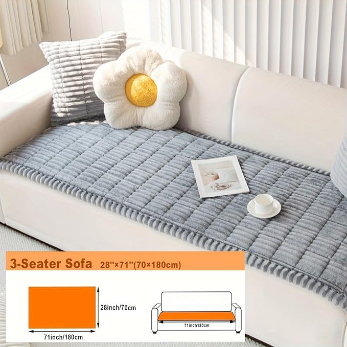 ZQFFB Pet Couch Cover Dogs Washable Non-Slip Couch Protector Pet Friendly Dog Mat for Couches and Sofas-Mewly Pet