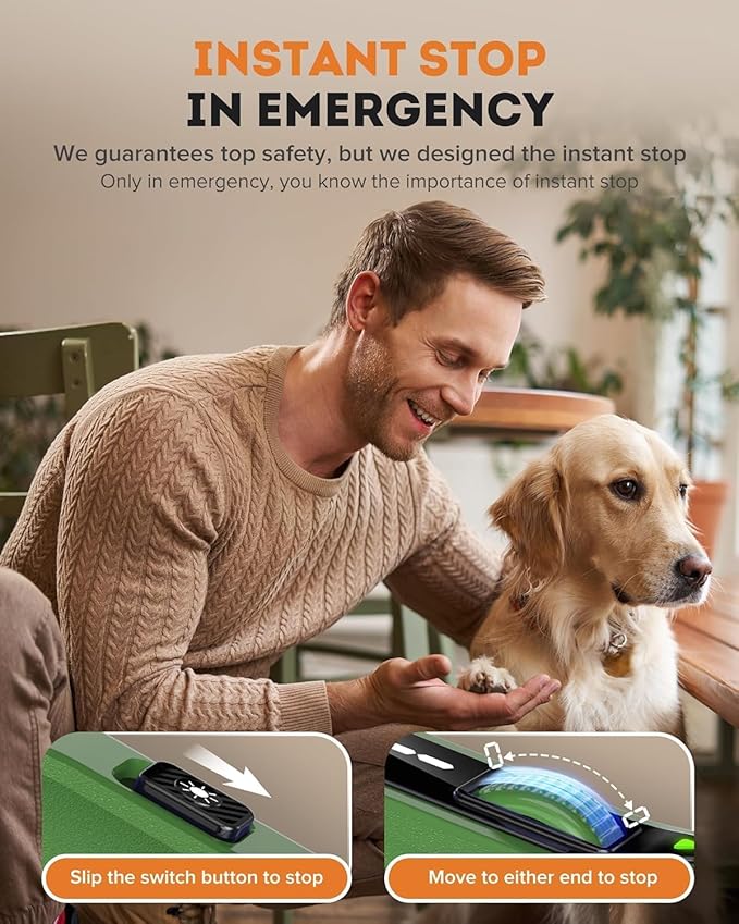 YABIFE 7-Speed Pet Nail Grinder with Light – Heavy Duty, Whisper Quiet Nail Trimmer for Dogs, Cats, Birds & Small Animals – Single-Handed Operation-Mewly Pet