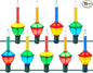 Christmas Bubble String Lights - 15 Counts Christmas Lights Bulb, Traditional Multicolor Bubble Decorative Lights for Holiday Christmas Celebrations Lighting, Warm White