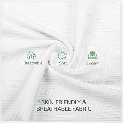 Novilla Queen Mattress, 10 Inch Gel Memory Foam Queen Size Mattress for Cool Night & Pressure Relief, Medium Plush Bed Mattresses, Bliss