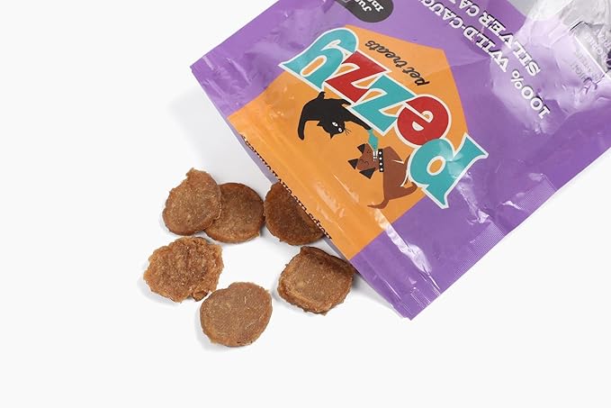 Silver Carp Chips Dog & Cat Treats | Single Ingredient | Wild Caught | Made w/Invasive Fish | Grain Free | High Protein + Low Fat | Hypoallergenic | Compostable Packaging | Made in The USA-Mewly Pet