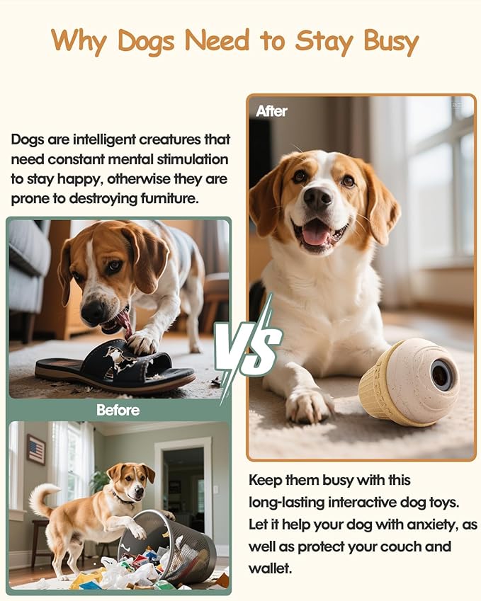 Dog Frozen Treat Toy, Long-Lasting Interactive Dog Toys to Keep Them Busy, Fillable & Freezable Birthday Gifts, Enrichment Toys for Puppy-Mewly Pet