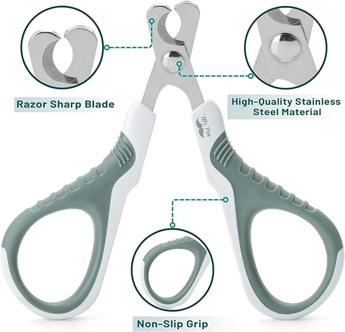 Mr. Pen- Cat Nail Clipper Cat Nail Trimmers Cat Claw Clippers Cat Claw Trimmers Kitten Nail Clipper Cat Clippers Nails Nail Clippers Cats Pet Nail Clippers Cats Cat Nail Cutter Olive ALNA001M301N-Mewly Pet