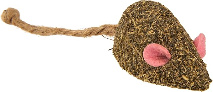 SmartyKat Instincts Mouser Mayhem HappyNip Cat Toy, Compressed Catnip & Silverine-Shaped Mice, Mentally Stimulating, Durable & Less Mess, 2-Pack-Mewly Pet