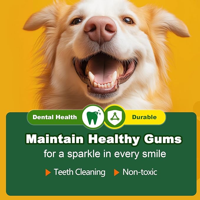 Interactive Durable Bones Dog chew Toys for Aggressive chewers Rubber Dog Toys for Boredom and stimulating-Mewly Pet