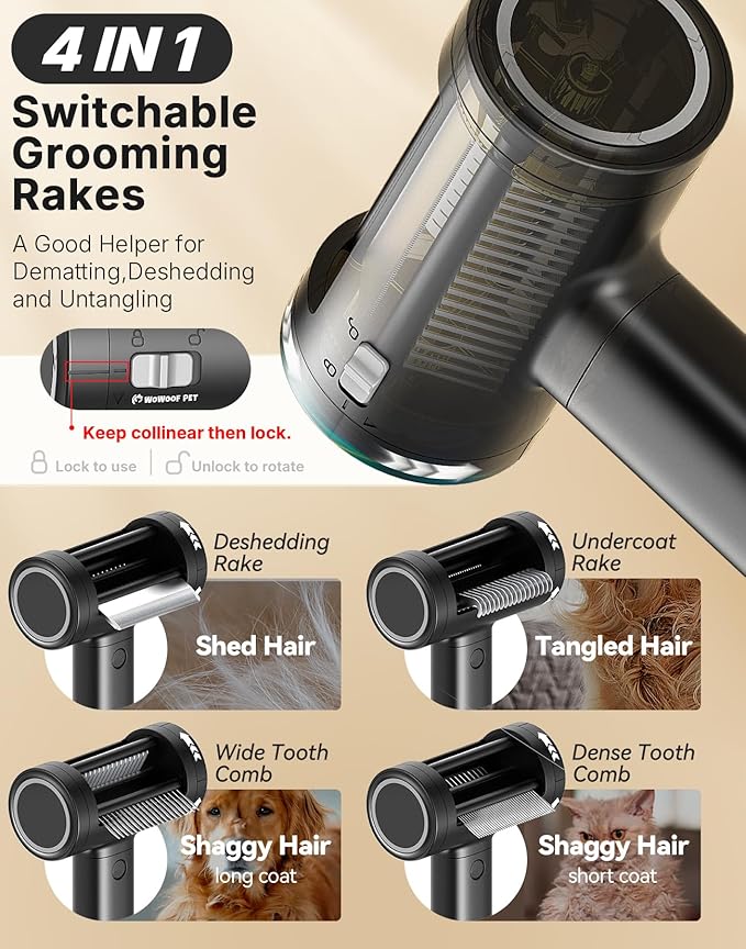 5-in-1 Cat Hair Brush & Gromming Rakes, Cat Steam Comb for Long or Short Haired Indoor Cats, Dog Hair Spritz Comb for Deshedding and Untangling, Pet Brush for Dog Kitten Rabbit Massage-Mewly Pet