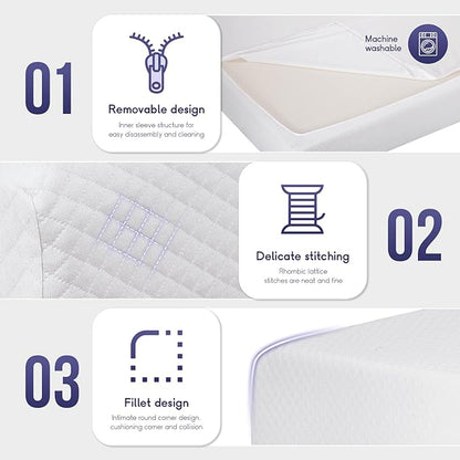 PayLessHere 6 Inch King Gel Memory Foam Mattress Fiberglass Free/CertiPUR-US Certified/Bed-in-a-Box/Cool Sleep & Comfy Support