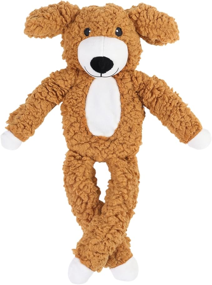 DODODOLA Dog Toys Plush Partial Stuffing Puppy Chew Toys for Teething Soft Squeaky Dog Toy to Keep Them Busy for Small Medium Big Large Dogs Pet-Mewly Pet