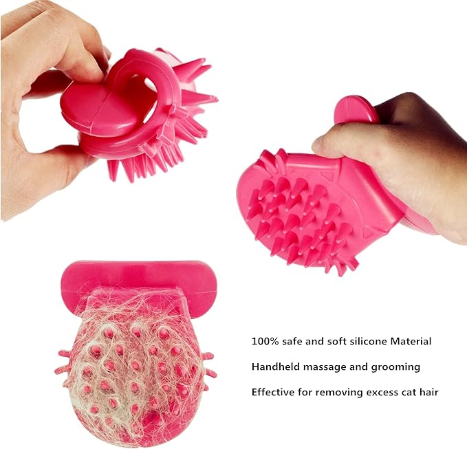 Cat Brush Shedding Grooming, Soft Massage Cat Tongue Brush, Licking Your Cat Like a Mama Cat to Comfort, Surprise Pet Gifts-Mewly Pet