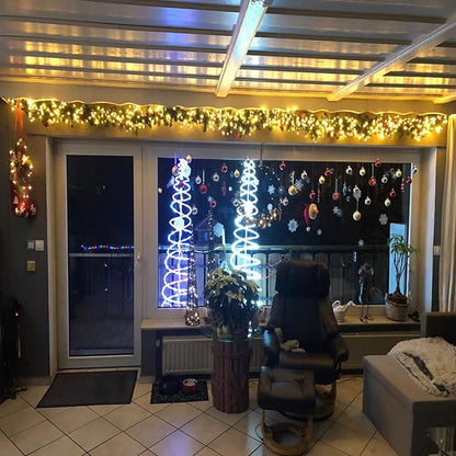 50Ft LED Rope Lights, Cuttable LED Strip Lights Outdoor Waterproof Decorative Lighting for Indoor/Outdoor Decorations,Eaves,Backyards Garden,Party and Bedroom Decorations(Warm White)