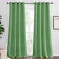 NICETOWN Froest Green Blackout Curtains 96 inches Length for Living Room, 2 Panels, 55" Wide, Thermal Insulated Long Drapes for Large Window