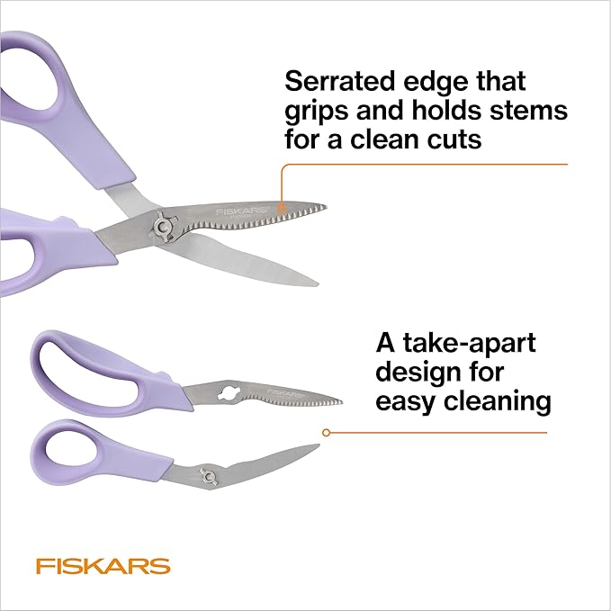 Fiskars Pruner and Veggie Shears Set, Explore Collection-Mewly Pet