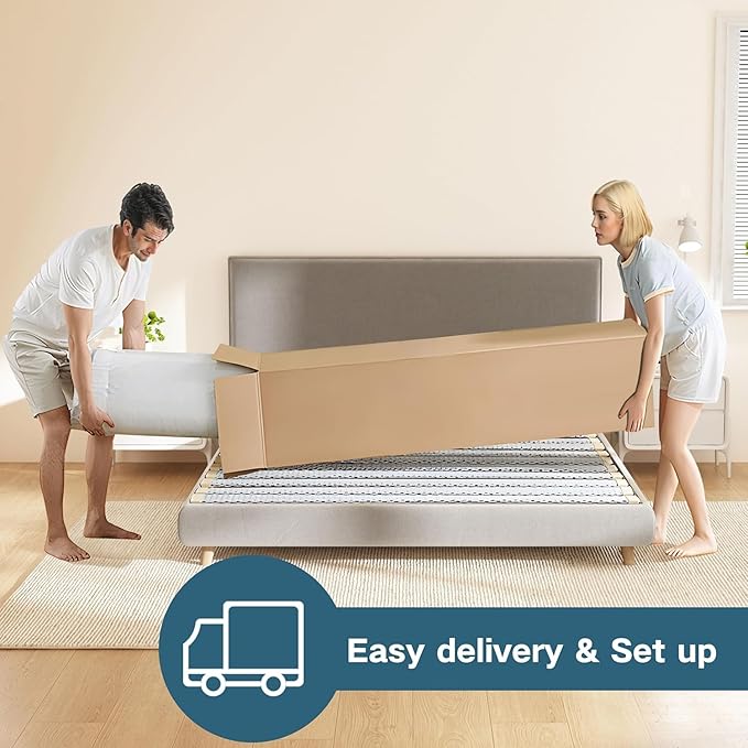 Swbvs Firm Double Mattress, 10 Inch Cooling Memory Foam Full Size Mattress with Removable Zippered Cover for Easy Cleaning, Pressure Relief & Firm Support