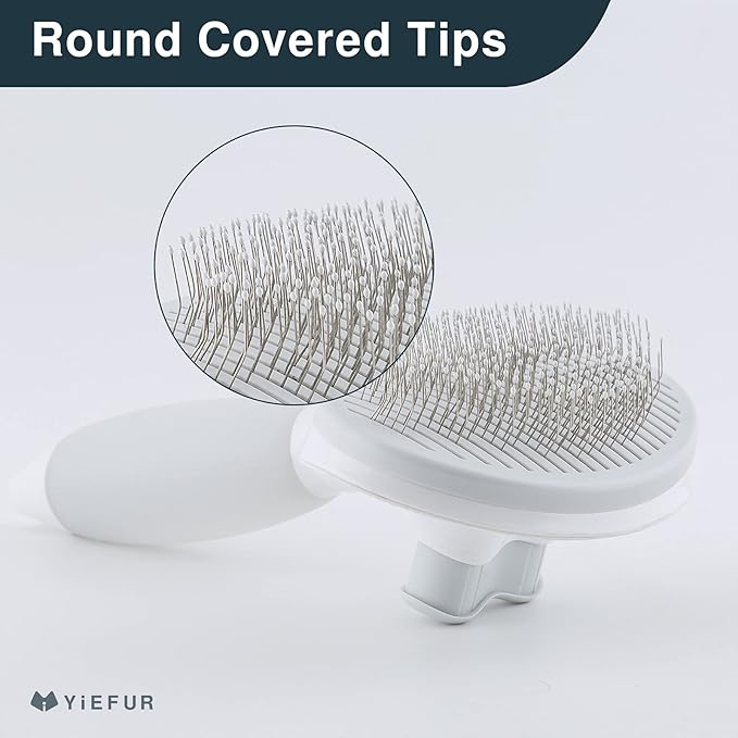 Cat Hair Brush,Cat Brush for Shedding,Soft Silicone Self Cleaning Brushes for Short and Long Haired Cats for Grooming and Shedding-Mewly Pet