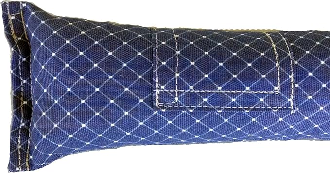 15" Cat Kicker Toy with Refillable Catnip Pocket (Navy) - Filled with Premium Canadian Catnip-Mewly Pet