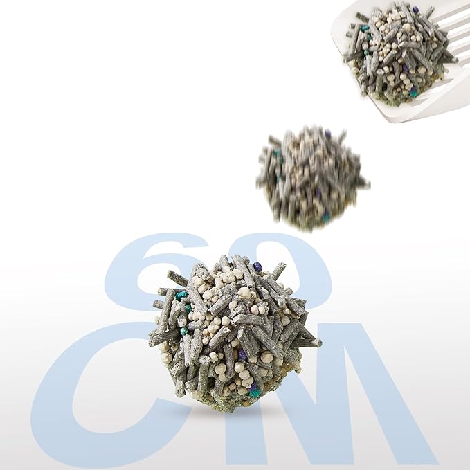 Vealind Cat Litter Fast Clumping Tofu Cats Litter, Flushable Ultra Absorbent 5 in 1 Dust-Free Flushable Odor Free Activiated Carbon Litter Pellets Unscented (4 PACK-32 Pounds)-Mewly Pet