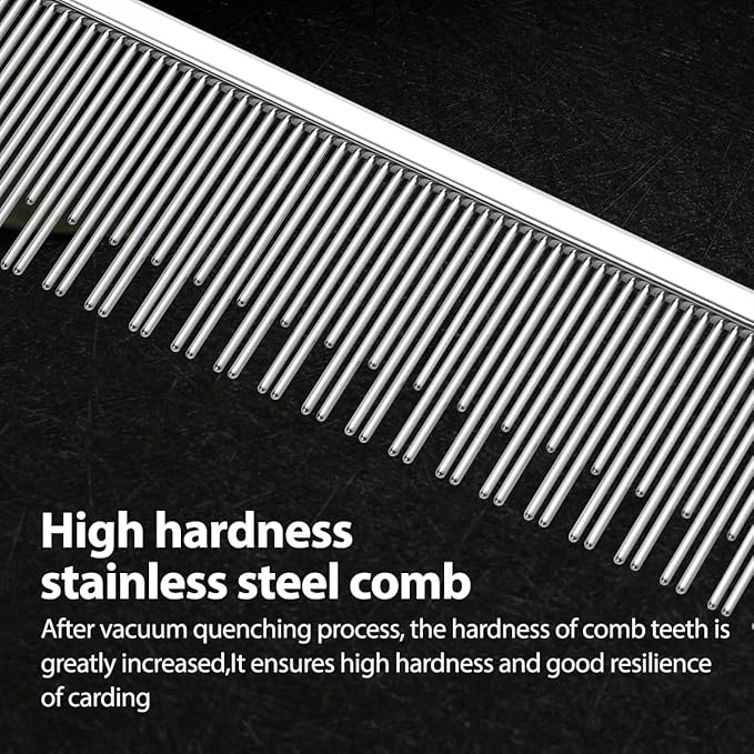 6.1" Dog Grooming Comb for Long Haired Cats & Dogs-Mewly Pet