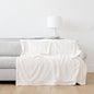 GRACED SOFT LUXURIES Throw Blanket Softest Warm Elegant Cozy Faux Fur Aesthetic for Home, Couch, Sofa, Bed, Living Room (Solid Ivory, Extra Large 60" x 80")