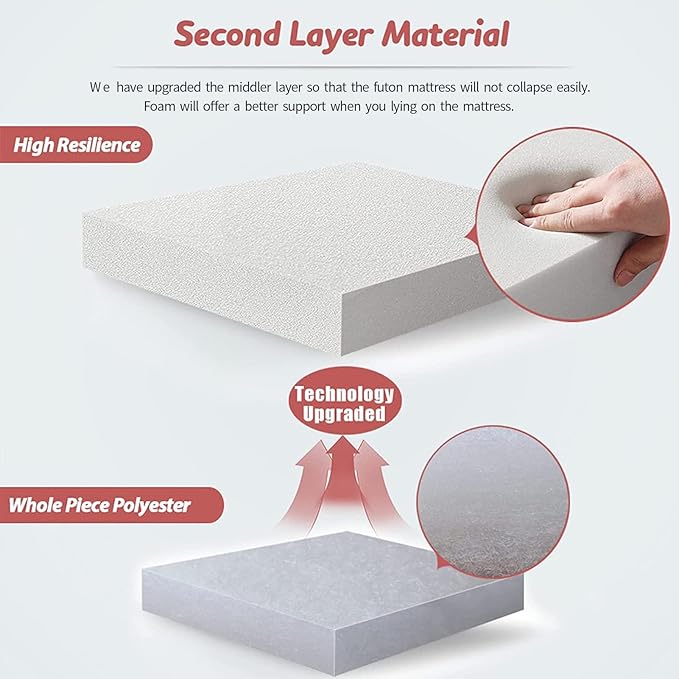 MAXYOYO Bohemian Retro Floor Mattress Vintage Floral Japanese Futon Mattress Roll Up Tatami Floor Mat Foldable Bed Portable Camping Mattress Sleeping Pad Floor Lounger Couch Bed Twin Size
