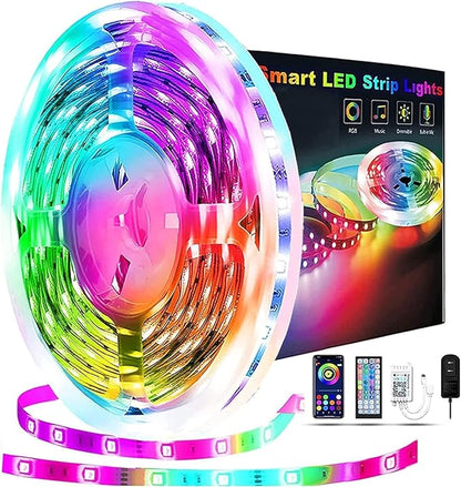 Led Lights 50ft Smart APP Control Music Sync Strip RGB Color Changing Led Lights for Bedroom Kitchen and Party