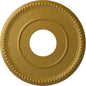 Ekena Millwork CM12BRPGS 12-1/2" x 3-7/8" x 3/4" Bradford Ceiling Medallion, Pharaoh's Gold