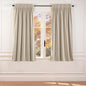 Lazzzy Velvet Blackout Curtains Thermal Insulated Room Window Drapes Super Soft Luxury Curtains for Living Room Bedroom Rod Pocket 2 Panels, Beige, 52" W x 63" L