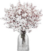 Uieke 30 Pcs Babys Breath Artificial Flowers Fake Silk White Flowers Faux Gypsophila Bouquet Real Touch Floral for Home Wedding Party Centerpieces DIY Décor