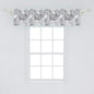 Ambesonne Tropical Window Valance, Exotic Jungle Palm Leaves Print in Greyscale Shades Floral Details, Curtain Valance for Kitchen Bedroom Decor with Rod Pocket, 54" X 12", Dimgray Pale Taupe White