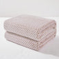 Exclusivo Mezcla Fleece Bed Blanket King Size, Super Soft and Warm Blankets for Couch, Sofa and Bed Waffle Textured, Cozy, Fuzzy and Lightweight (Mixed Camel, 90x104 Inches)