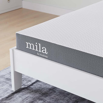 Modway Mila Firm 6" Fiberglass Free Memory Foam Full Mattress